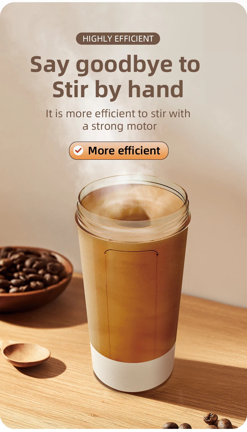 Automatic Handheld Sports Fitness Shaker 500mAh USB Power Source Plastic Cup for Protein Powder Milk Coffee Smoothies Maker