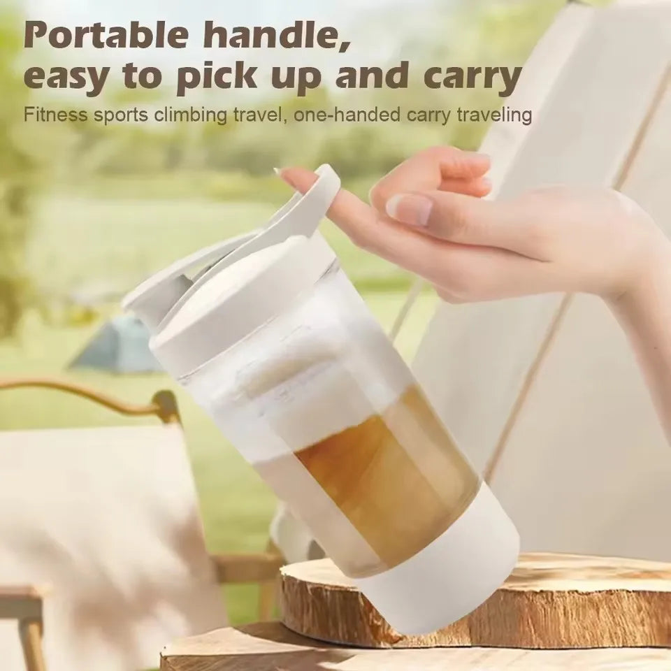Portable Rechargeable Electric Water Bottle Self-Stirring Mug for Coffee Protein Powder Mixing Cup Shaker Electric Mixer Cup