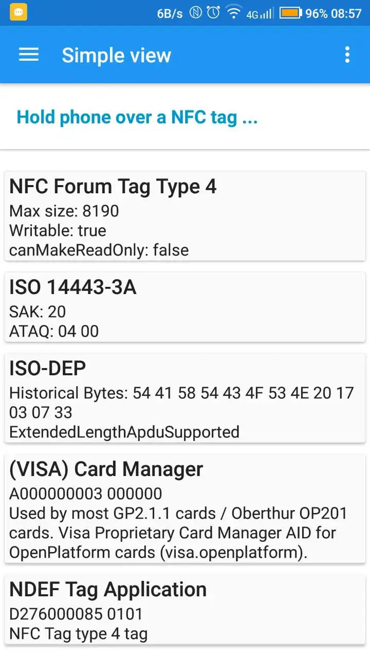 ISO1443 NFC Forum Type 4 NFC Card with 8k / 16K / 32K Memory Big Capacity Free NDEF Writable NFC Card