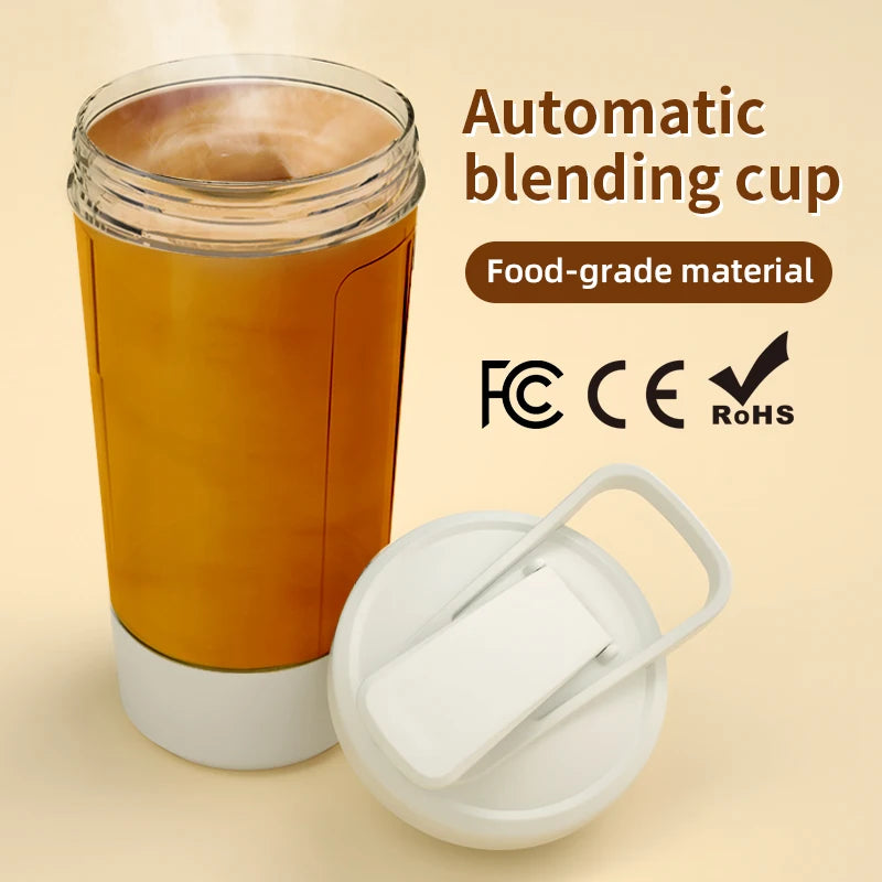 Automatic Handheld Sports Fitness Shaker 500mAh USB Power Source Plastic Cup for Protein Powder Milk Coffee Smoothies Maker