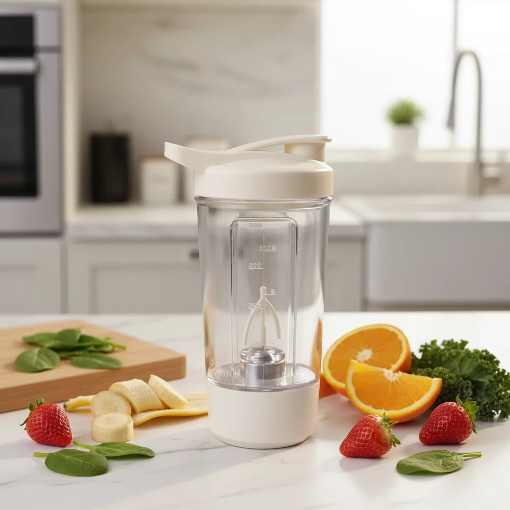 Automatic Handheld Sports Fitness Shaker 500mAh USB Power Source Plastic Cup for Protein Powder Milk Coffee Smoothies Maker
