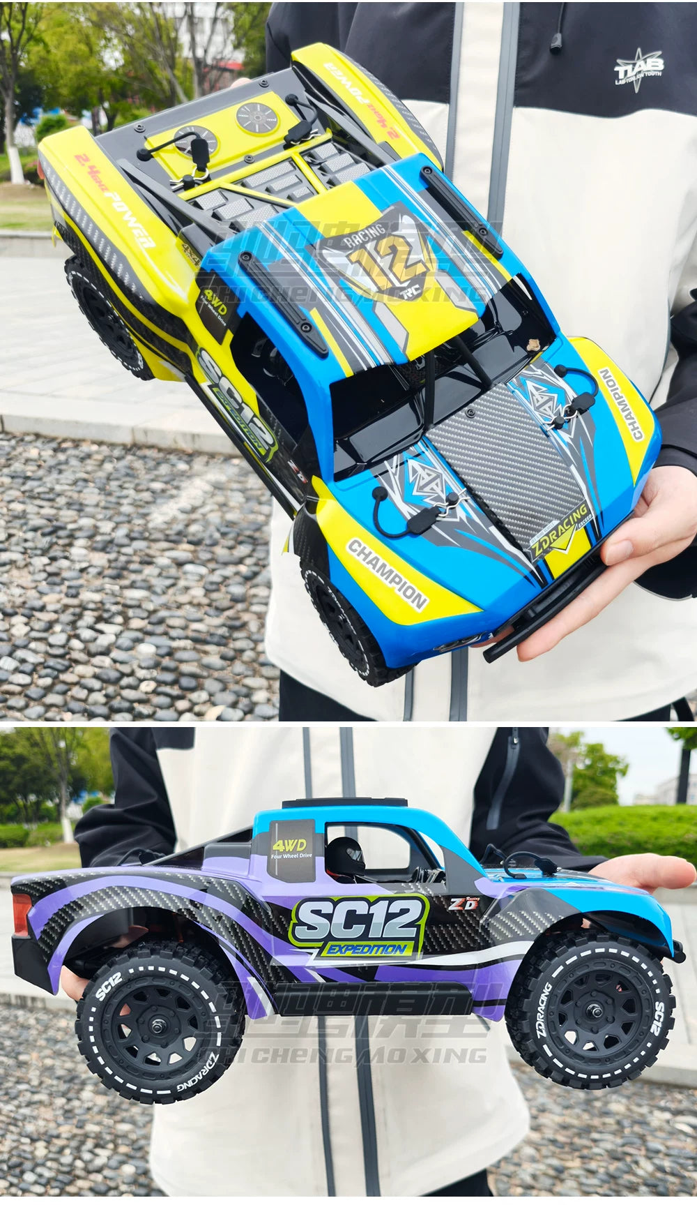 ZD Racing SC12 1/12 off-road brushless short truck RC remote control electric four-wheel drive high-speed off-road vehicle