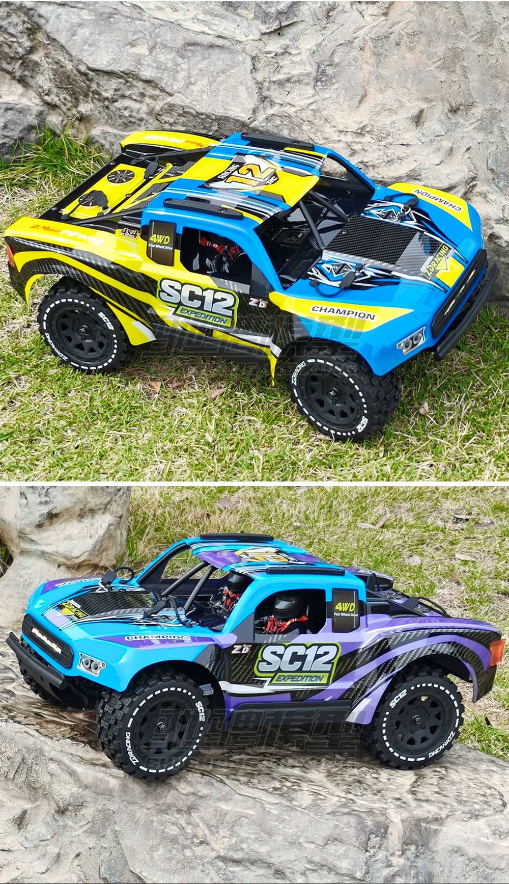 ZD Racing SC12 1/12 off-road brushless short truck RC remote control electric four-wheel drive high-speed off-road vehicle