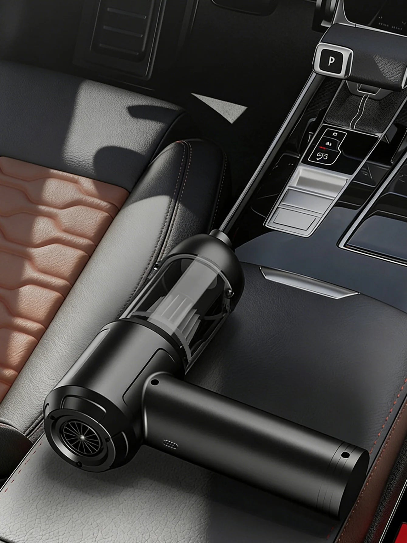 Portable Handheld Vacuum Cleaner ,High Power Mini Car Vacuum , Instant Suction Without Backflow ,Ideal for Car Interior & Home