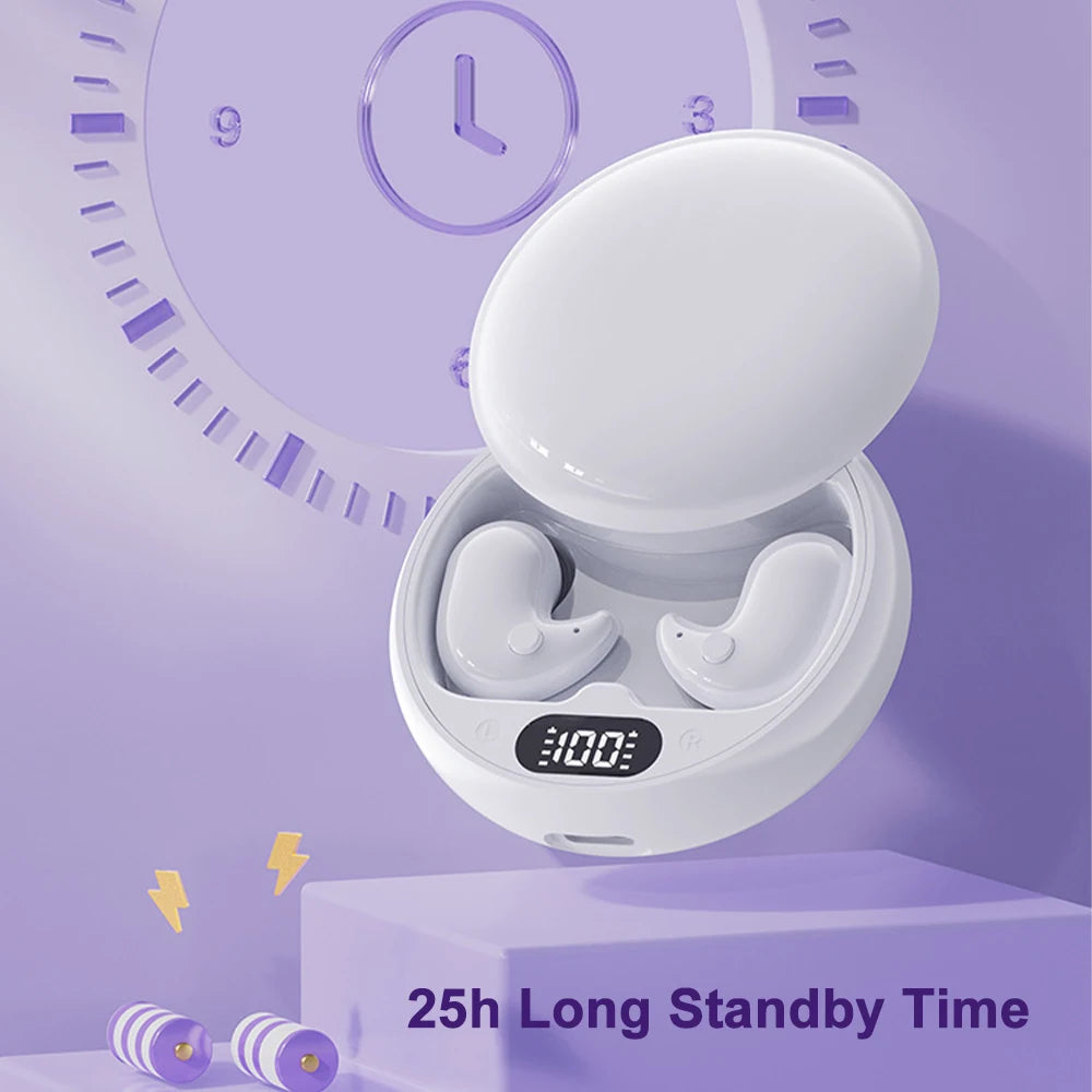 Mini Deep sleep Earbuds Bluetooth 5.3 Waterproof Earphone Noise Reduction Hidden Sports Headset Invisible Sleep Headphones