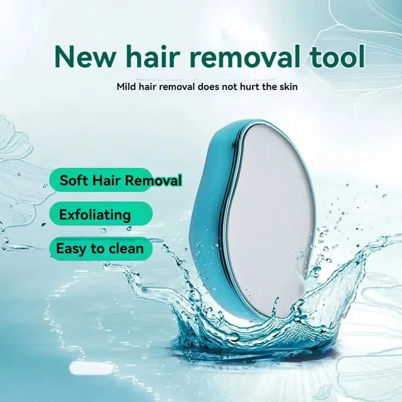 Crystal Epil Hair Removal Eraser Painless Safe Reusable Easy Clean Depilation Tool Physical Glass Hair Remov Body Beauty Eraser