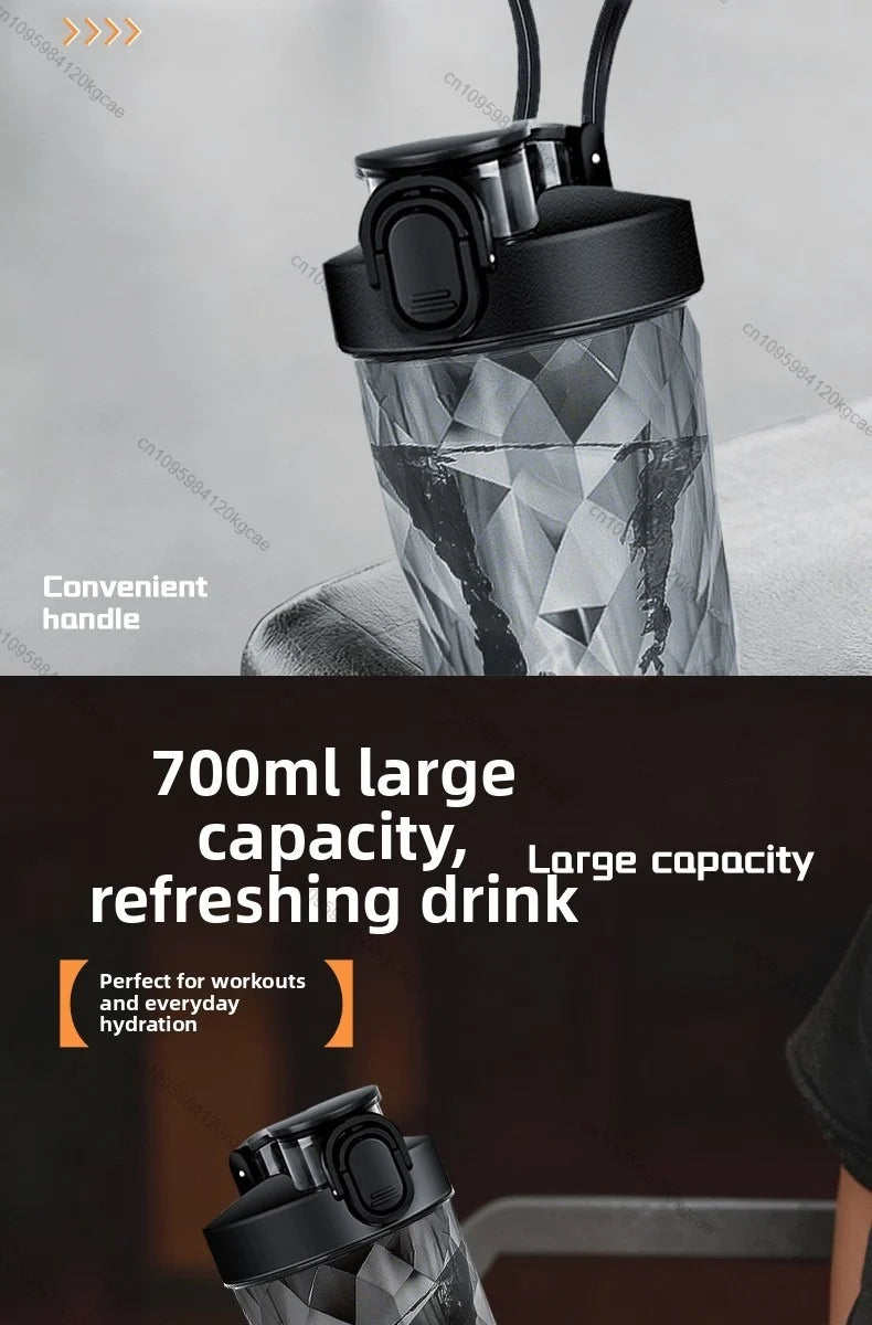 Portable Protein Shaker 700ml Fitness Bottle with Electric Mixing Sheet for Fitness Enthusiasts Athletes Perfect For Outdoor Gym