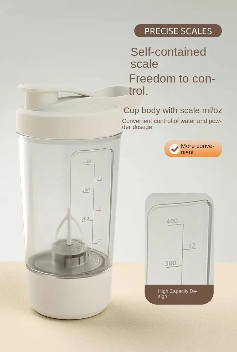 Electric Shaker Cup 450ml Self-Stirring Intelligent Shaker For Protein Shake Meal Replacement Portable Sport Mixing Cup