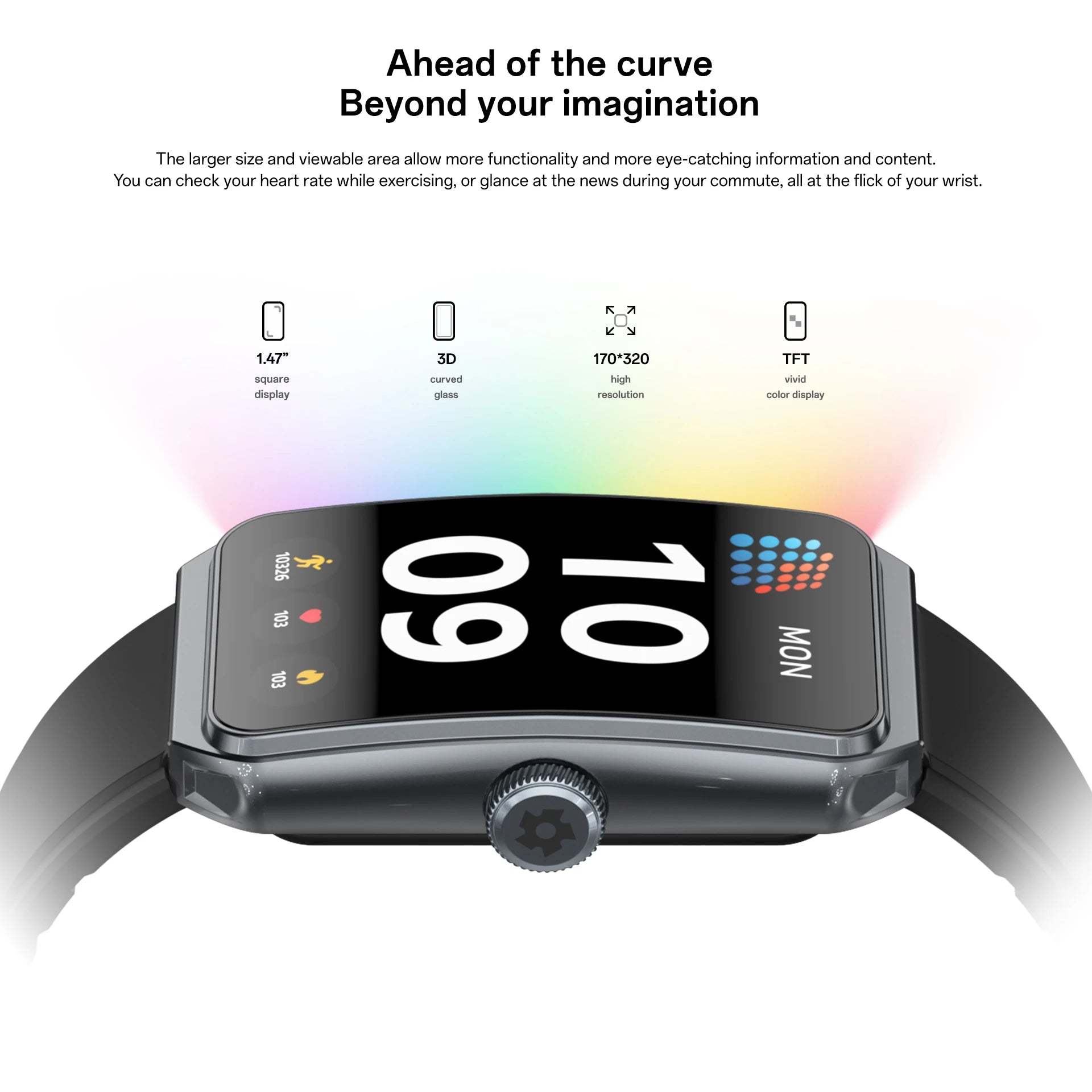 LIGE 2025 New 1.47" HD Curved Screen Smartwatch Men Women Bluetooth Call AI Voice Fitness Tracker Smart Watch For Android IOS