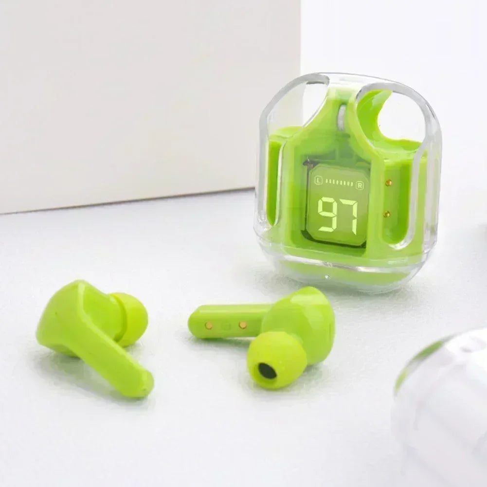 T2 Wireless Mini Earbuds LED Power Digital Display TWS Headset Stereo Sound Bluetooth-compatible 5.3 for IPone Xiaomi Oppo Vivo