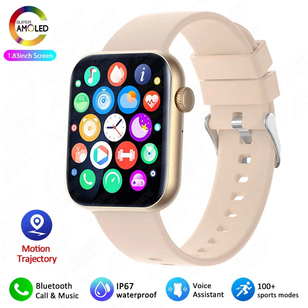 Bluetooth Call Smart Watch Women Health Monitor Watch Customizable Dial Fitness Sports Waterproof Watch Men Android IOS 2025 New