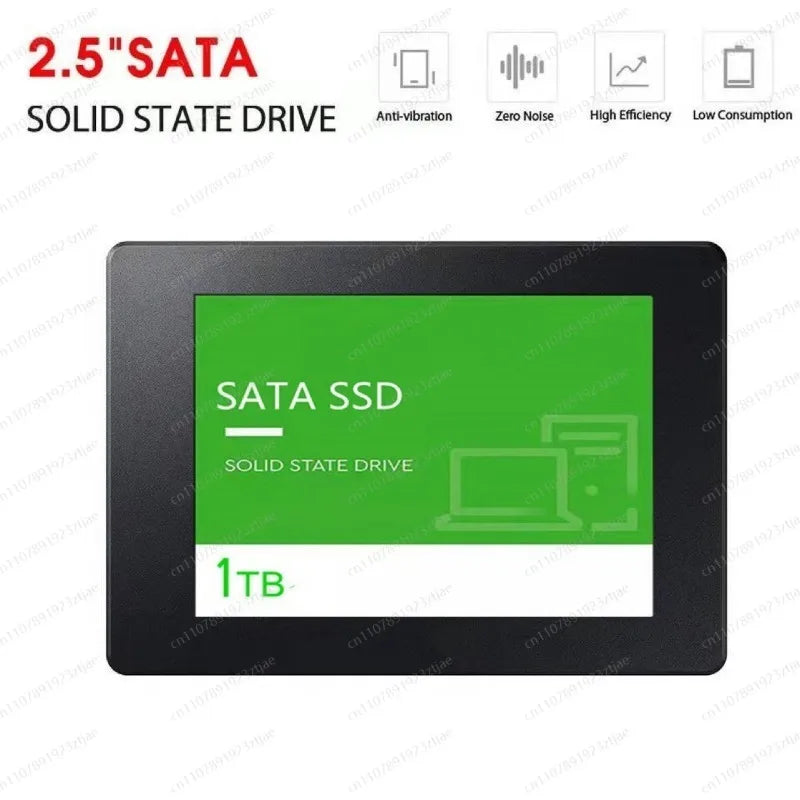 SATA 2.5 Inch Internal SSD 1TB 2TB 4TB, High Speed Solid State Drive for Desktop Laptop PC Upgrade