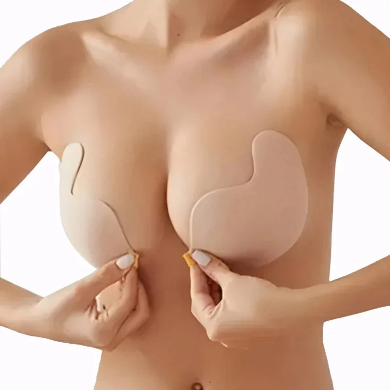 1 Piece Invisible Stick-On Lift Bra, Strapless & Seamless Push Up Anti-convex Bra, Women's Lingerie & Underwear Accessories