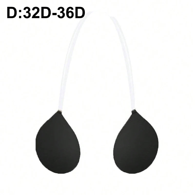 Invisible Bra With Straps Non-Slip Style Lift Enhance Bust Strapless Push Up Anti-convex Bra Women's Lingerie Underwear Access