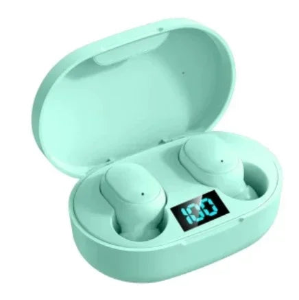 E6S Wireless Earbuds Noise Canceling Waterproof Ear Buds in-Ear Stereo Headphones with LED Display Charging Case