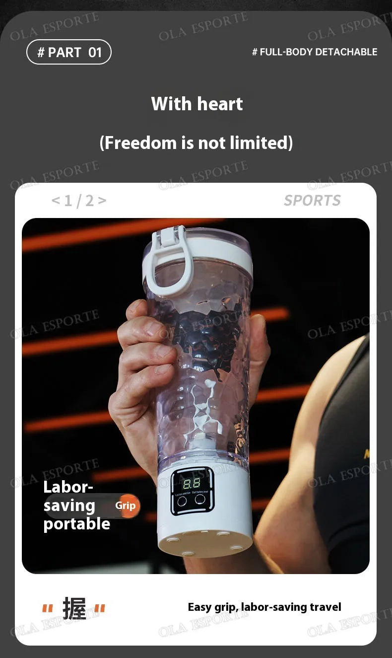 New In Auto Mixing Cup 3 speed Power Electric Shaker Bottle For milkshake Coffee Protein Shakes Fitness Blender Kitchen Outdoor