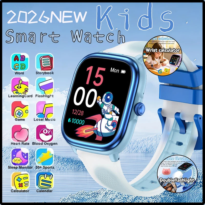 New Smartwatch BT Call Health&Sleep Monitoring 1.83''HD Screen Kids Smart Watch Waterproof Fashoin Sports Bracelet For Women Men