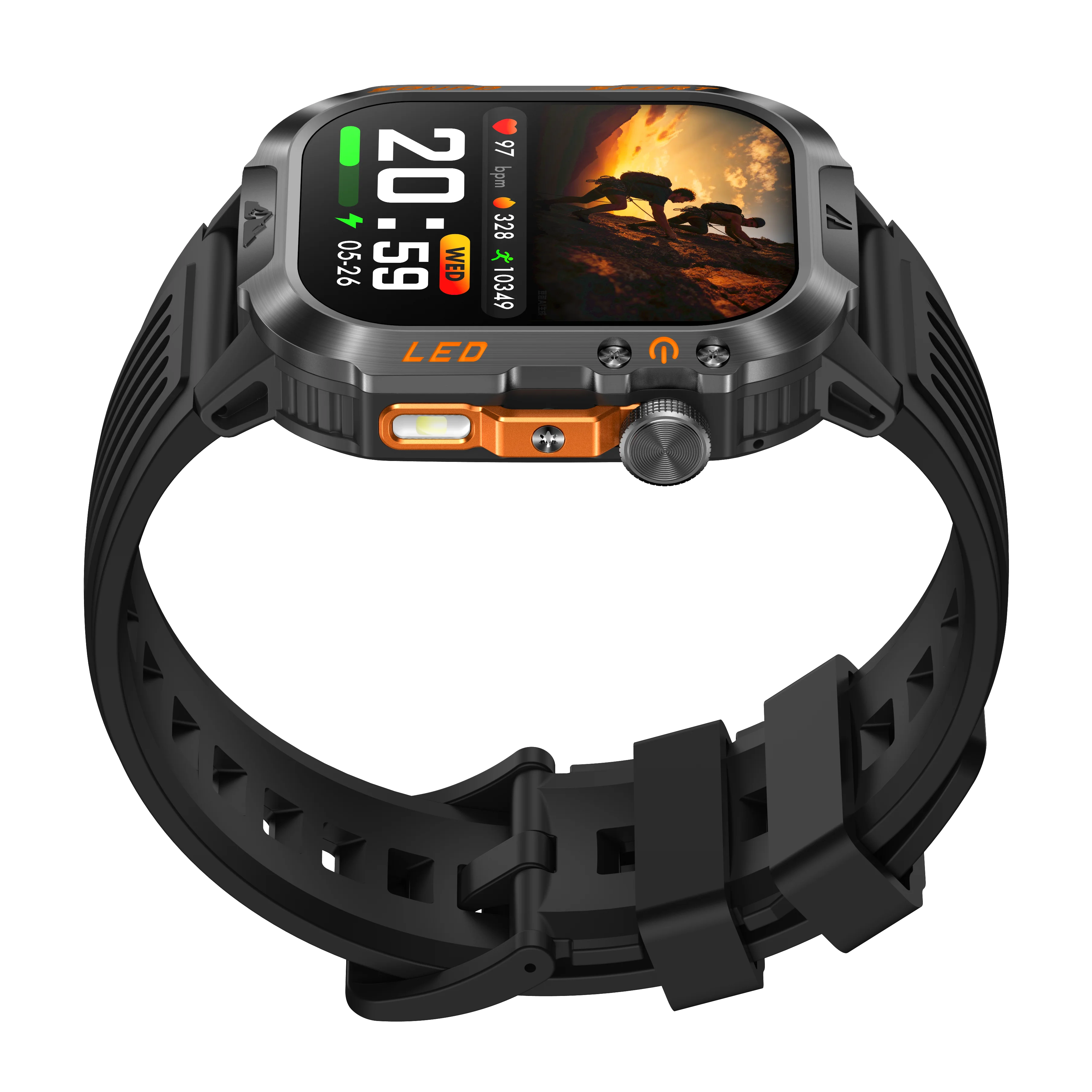 New Smart Bracelet Watch Bluetooth Call Heart Rate Blood Oxygen Pressure Weather Phyiological Cycle Sports Tracker