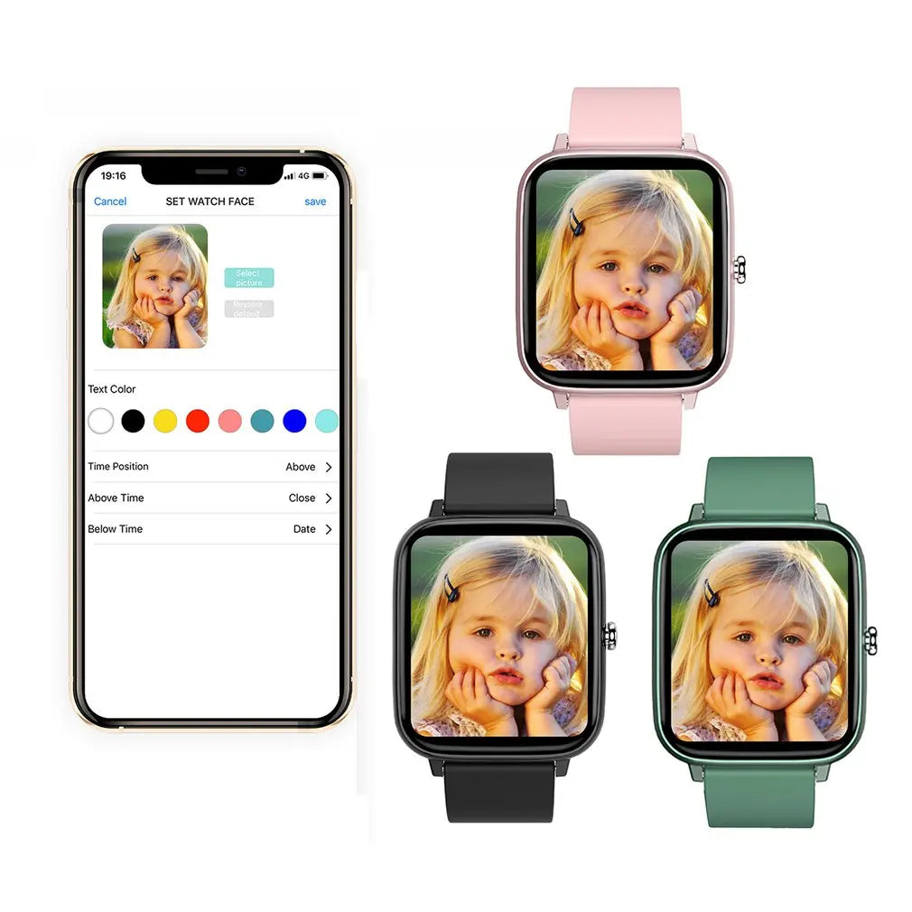P6 Smart Watch Waterproof Sport Fitness Tracker Bluetooth Call Watches Blood Pressure Monitor Pedometer Smartwatch Dropshipping