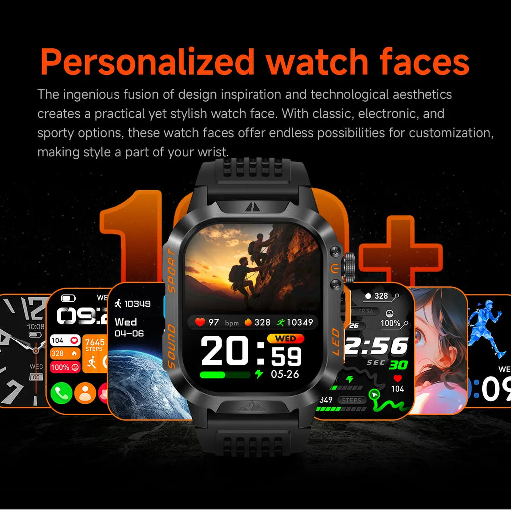 New Smart Bracelet Watch Bluetooth Call Heart Rate Blood Oxygen Pressure Weather Phyiological Cycle Sports Tracker