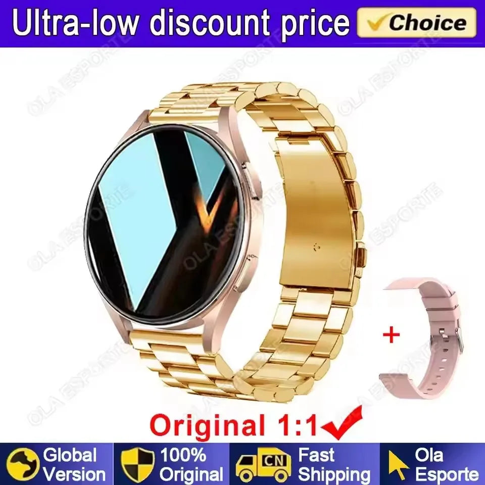 Smart Watch 1.32inch HD AMOLED Screen Bluetooth Call Health Monitor Smartwatch Men Women Fitness Sports Watches For Android IOS