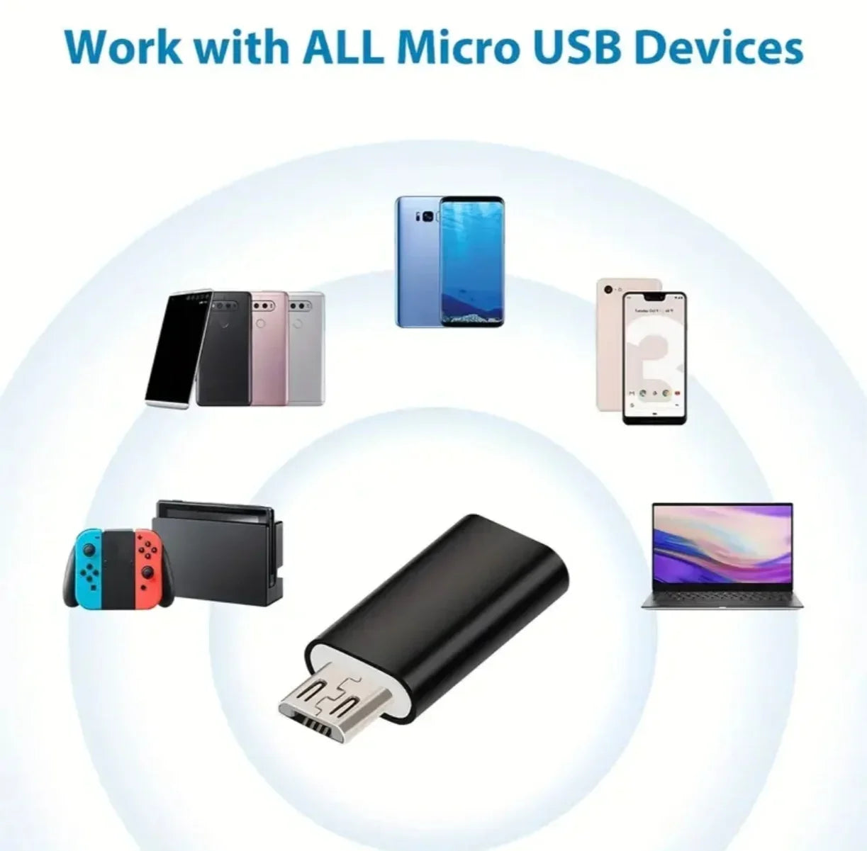In-line Docking Station Set: USB/Type-C Dual-Port 3.0 Hub + Type-C to 3.5mm Headphone Adapter