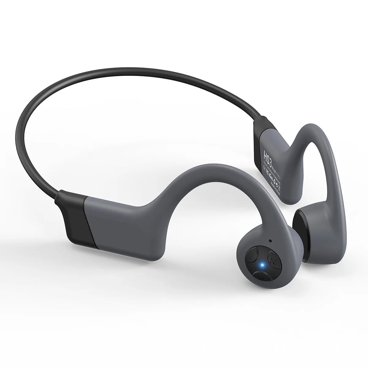 Bone Conduction Headphones Premium Open-Ear Wireless Bluetooth Sport Headphones with Microphones 20Hr Playtime Waterproof 460mah