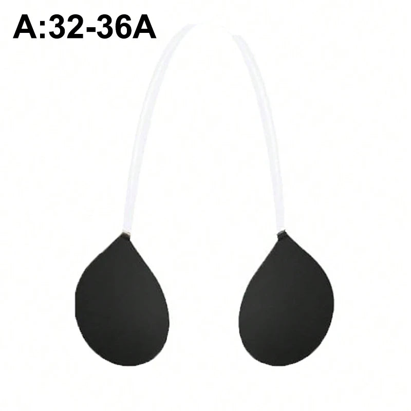Invisible Bra With Straps Non-Slip Style Lift Enhance Bust Strapless Push Up Anti-convex Bra Women's Lingerie Underwear Access
