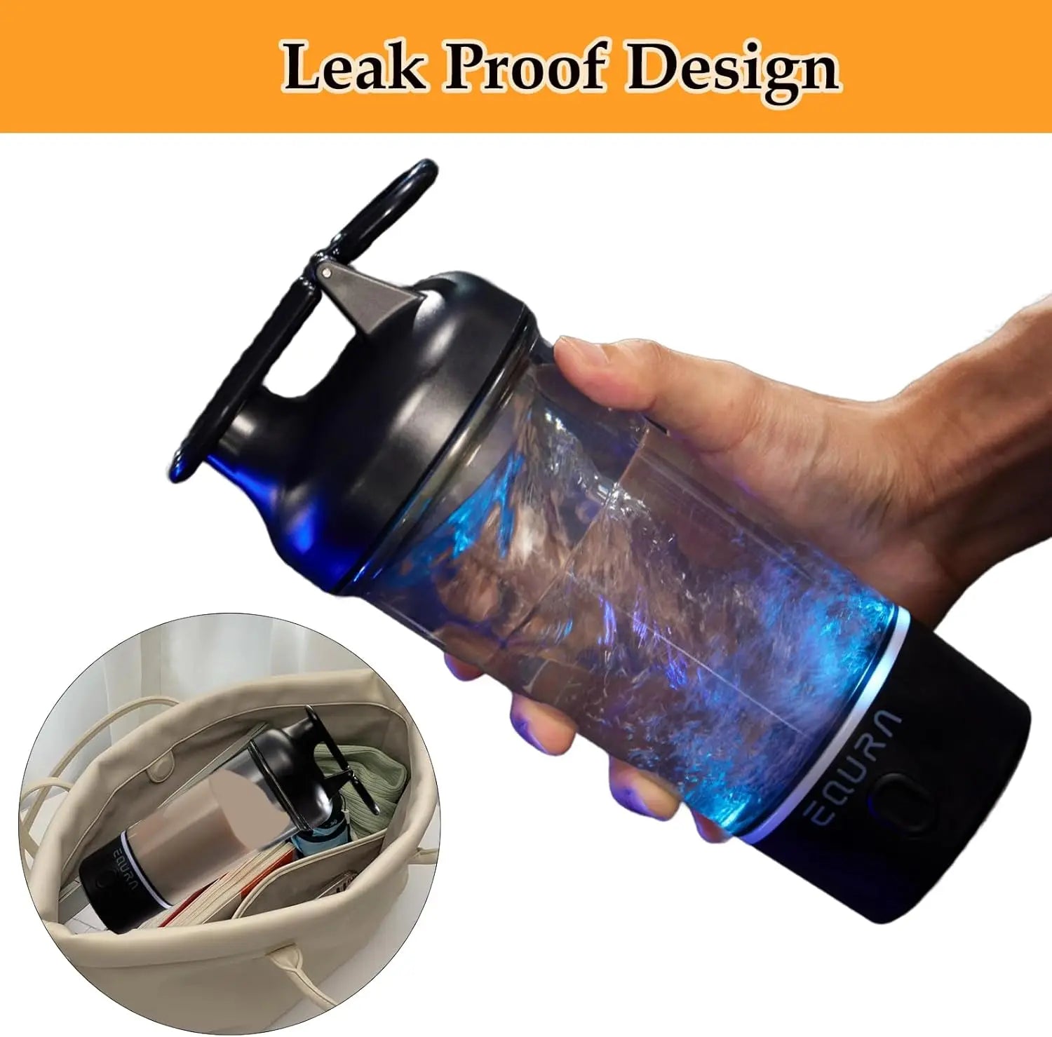 Electric Shaker Bottle, 25Oz Blender Bottles for Protein Mixes, Portable USB C Rechargeable Pulse Protein Shake Bottle, BPA Free