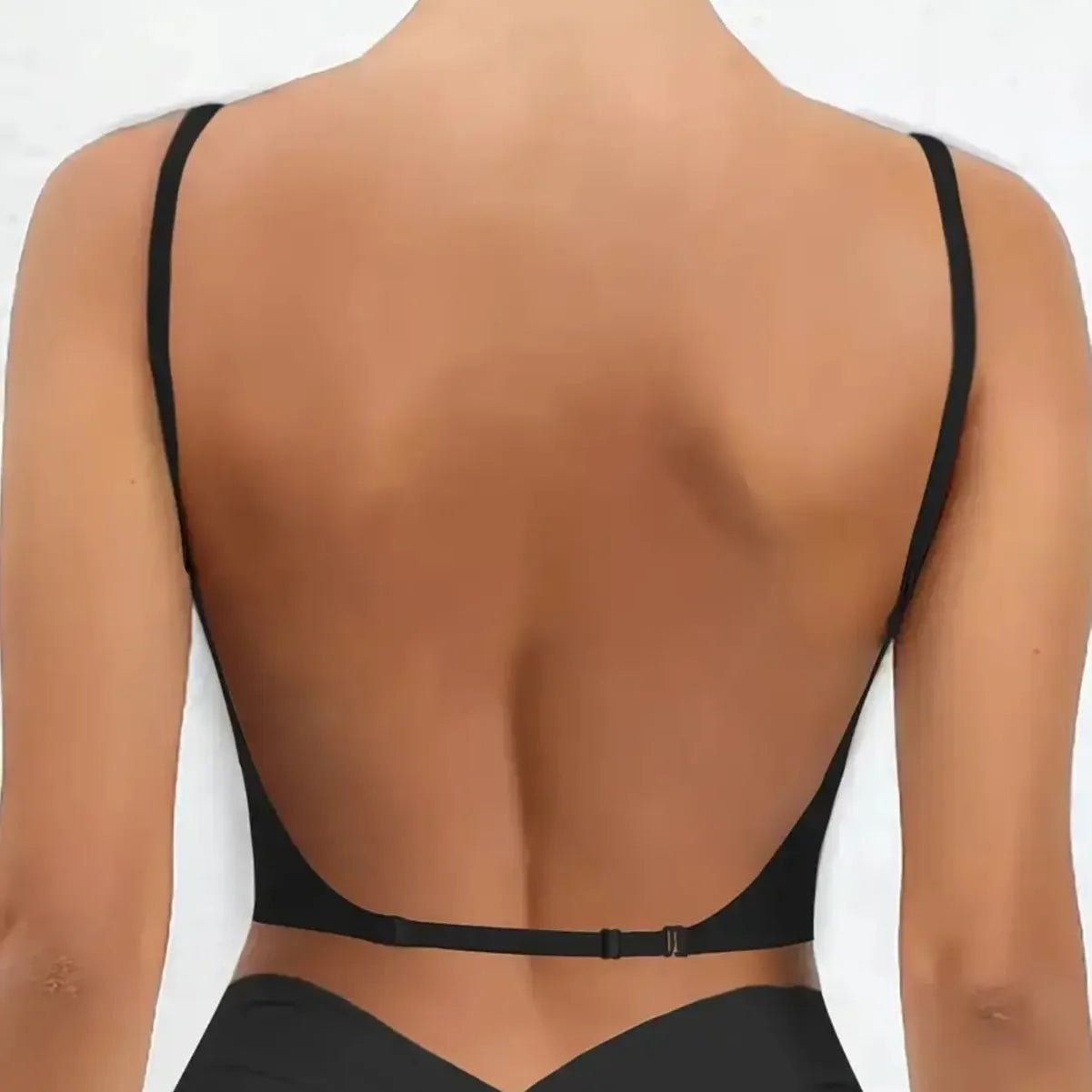Invisible Bra Deep U Plunge Backless Strapless Push Up Bra for Dresses Lingerie Sexy Female Lingerie Бюстгальтер Женский