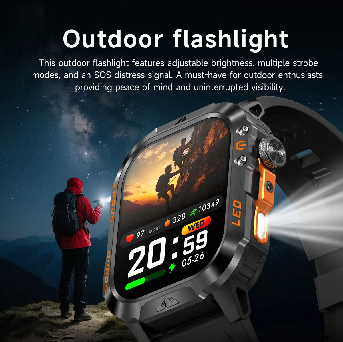 New Smart Bracelet Watch Bluetooth Call Heart Rate Blood Oxygen Pressure Weather Phyiological Cycle Sports Tracker