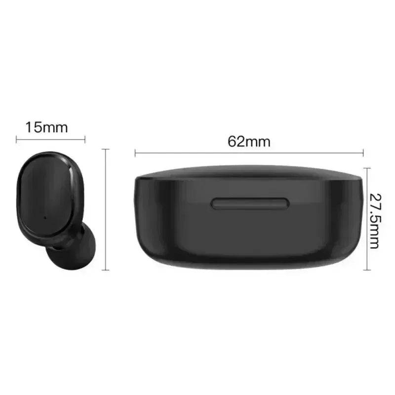 E6S Wireless Earbuds Noise Canceling Waterproof Ear Buds in-Ear Stereo Headphones with LED Display Charging Case