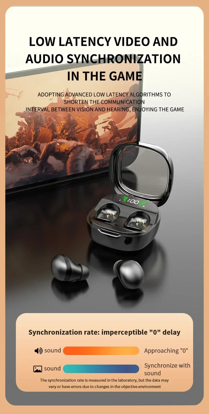 Lenovo Mini Bluetooth 5.3 Headset HD Hifi Earbuds Invisible Sleep Game Sports Headphones Touch Control Earphones for Men Women