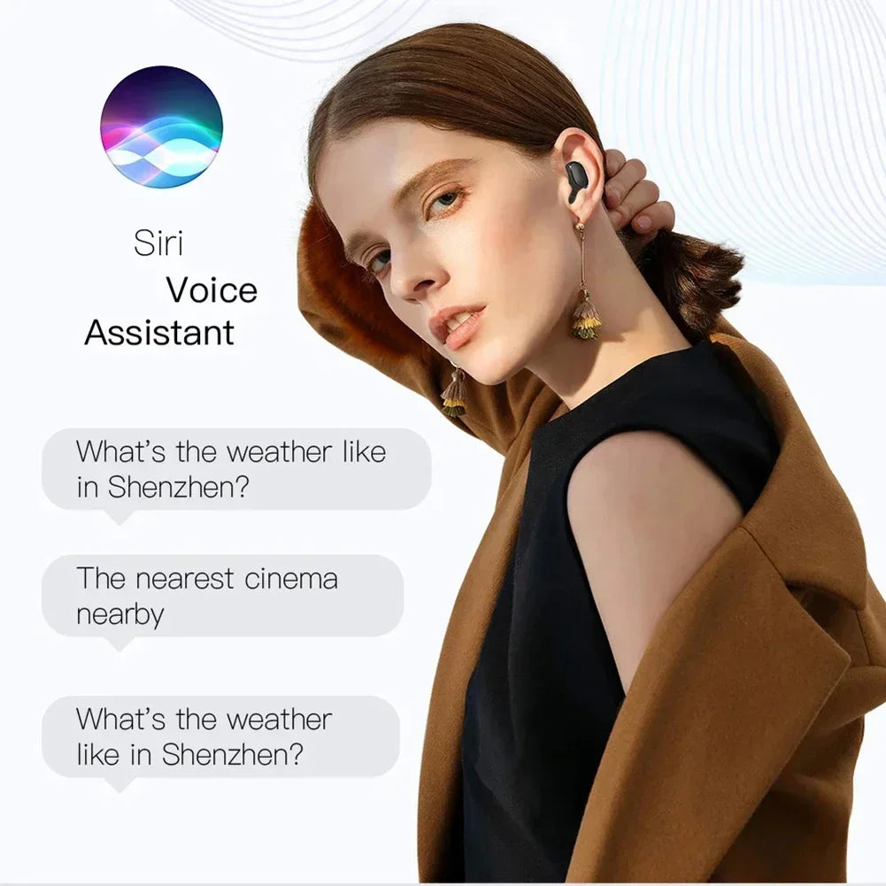 2026 New E6S Wireless Earbuds Noise Canceling Waterproof Ear Buds in-Ear Stereo Headphones with LED Display Charging Case