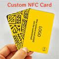 Custom Cards NFC Card Social Media Card for Business Personalized Design Round Corners Glossy Matte Frosted PVC Business Card