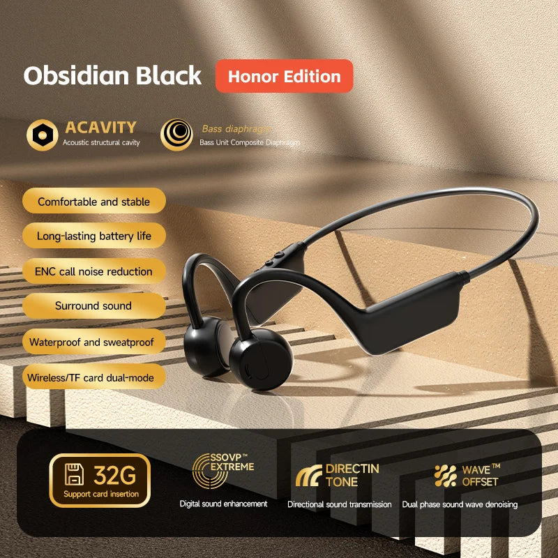 Bone Conduction Earphones Wireless Swimming Sports Earphones for Fitness Sports