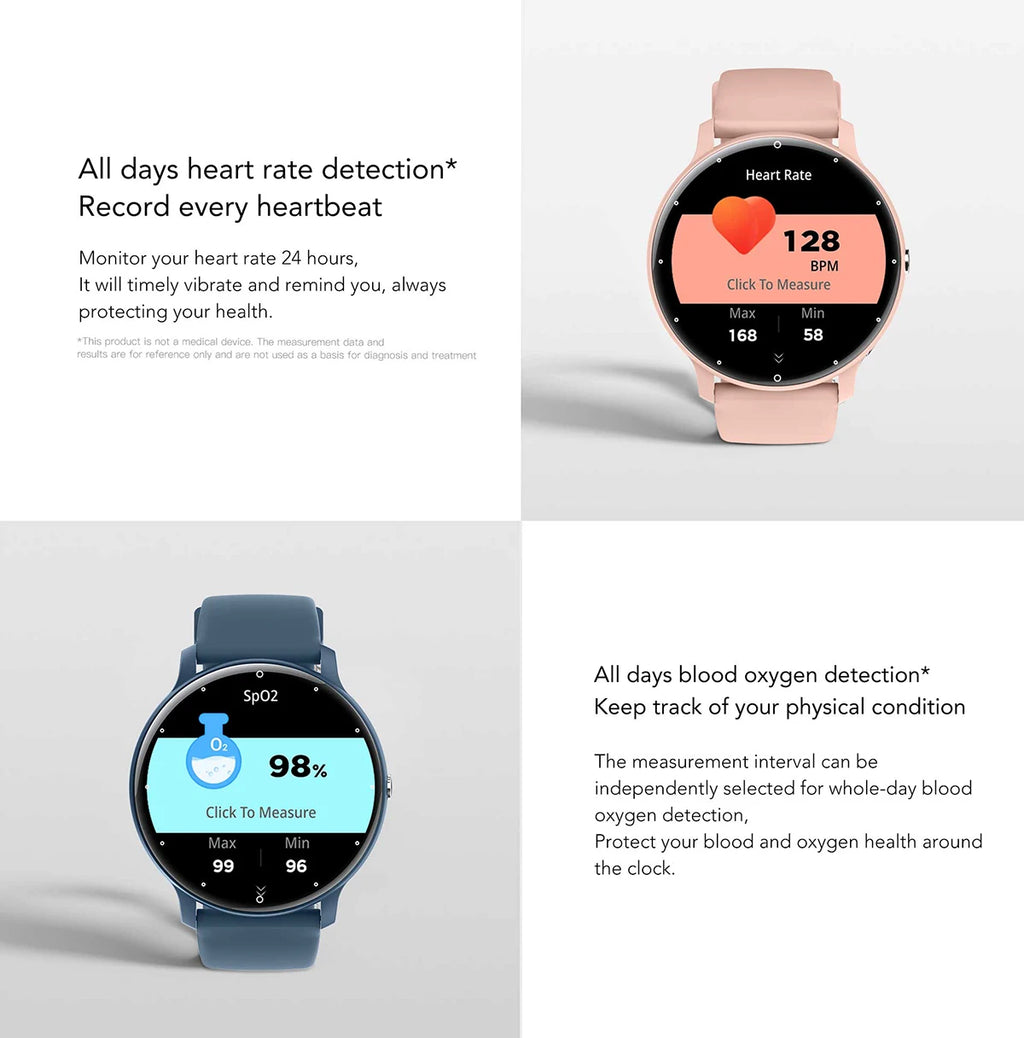 MISIRUN Bluetooth Call Smart Watch For Men Women 24H Heart Rate Monitoring Sports Fitness Tracker IP67 Waterproof Smartwatch New