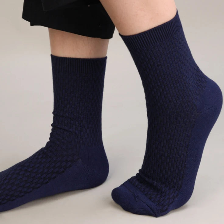 Bamboo Fibre Breathable Sock High Elasticity Non-slip Antibacterial Socks Men Women Light Elastic Comfortable Odor Proof Hosiery