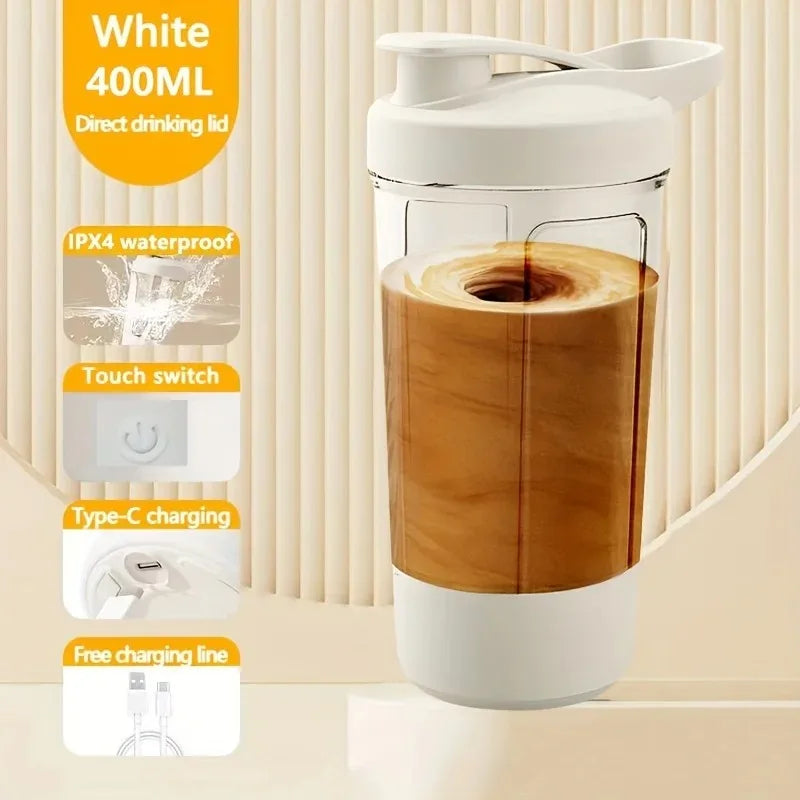 Electric Shaker Cup 450ml Self-Stirring Intelligent Shaker For Protein Shake Meal Replacement Portable Sport Mixing Cup