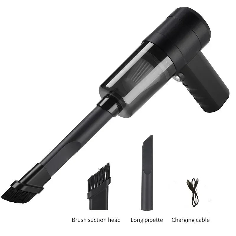 Portable Mini Handheld Car Vacuum Cleaner Small Compact Lightweight Multifunctional Auto Vacuum for Interior Cleaning Dust Pet