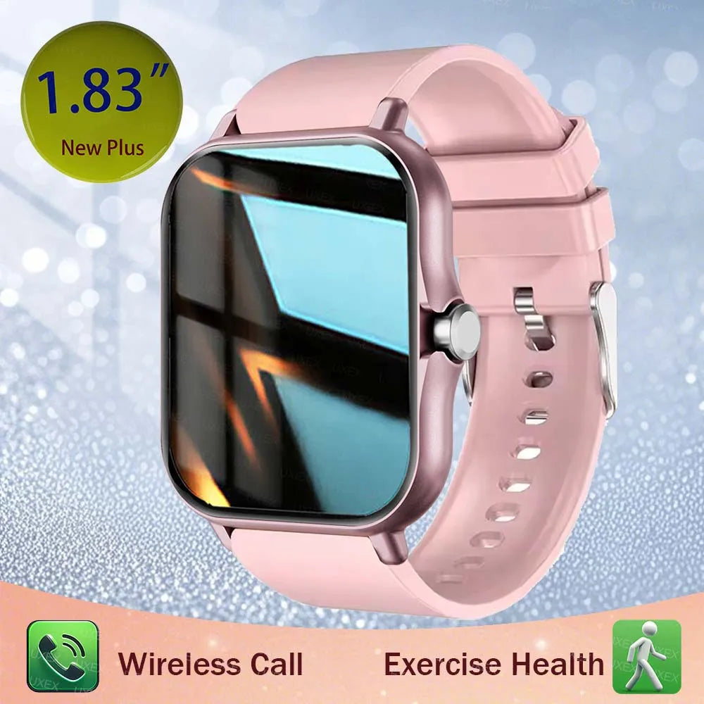 1.83'' Sports Smart Watch Fitness Clock Health Monitor Waterproof Smartwatch Wireless Call Watches For Men Women Android Ios New