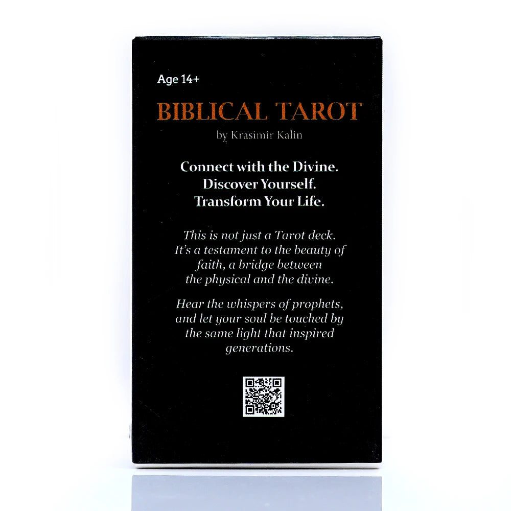 Biblical Tarot Cards Oracle Card Board Game Illustration Divination Wisdom Tarot Deck Party Desktop Toy Entertainment Leisure
