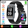 LIGE 2025 New 1.47" HD Curved Screen Smartwatch Men Women Bluetooth Call AI Voice Fitness Tracker Smart Watch For Android IOS
