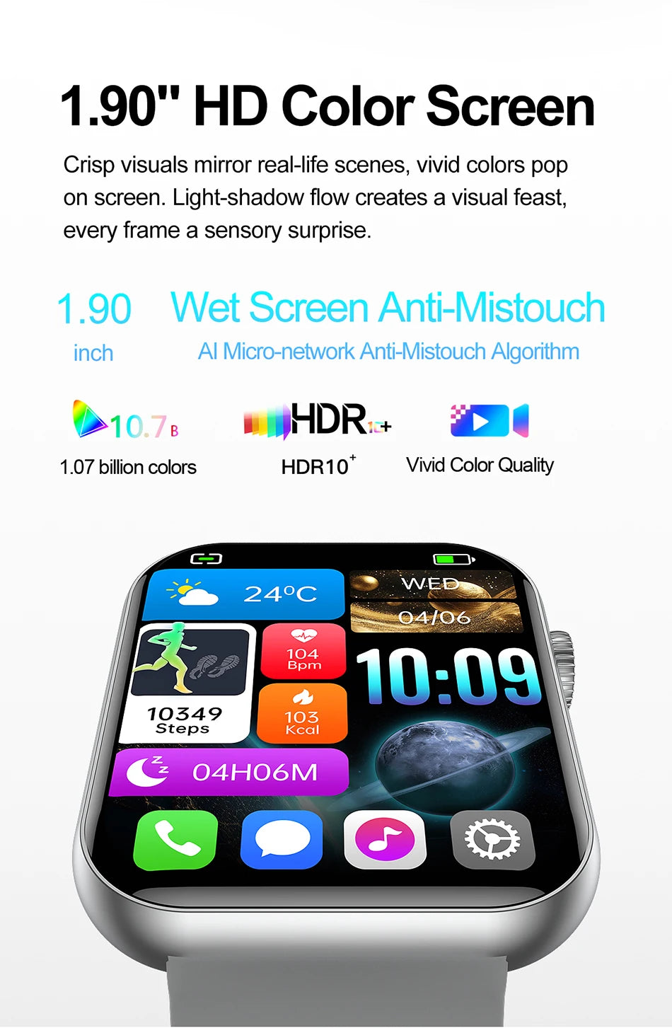 Bluetooth Call Smart Watch Women Health Monitor Watch Customizable Dial Fitness Sports Waterproof Watch Men Android IOS 2025 New
