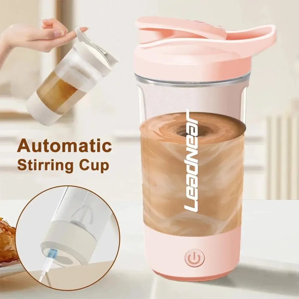 Electric Shaker Cup 450ml Self-Stirring Intelligent Shaker For Protein Shake Meal Replacement Portable Sport Mixing Cup