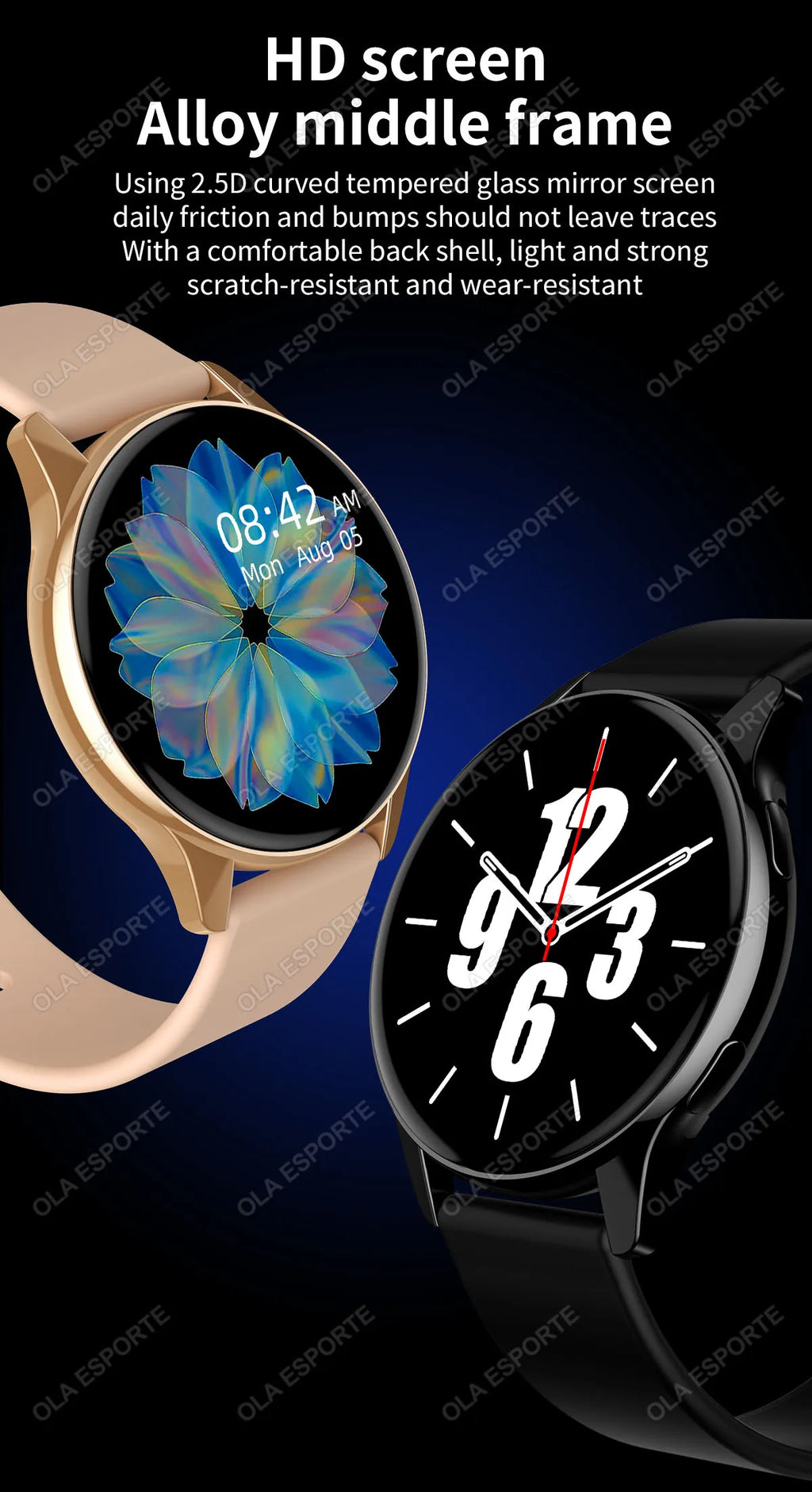 2025 New Bluetooth Call Smart Watch 6 Pro Heart Rate Custom Dials Sport Men Woman smarthwhatch Health Monitor Smartwatch For Man