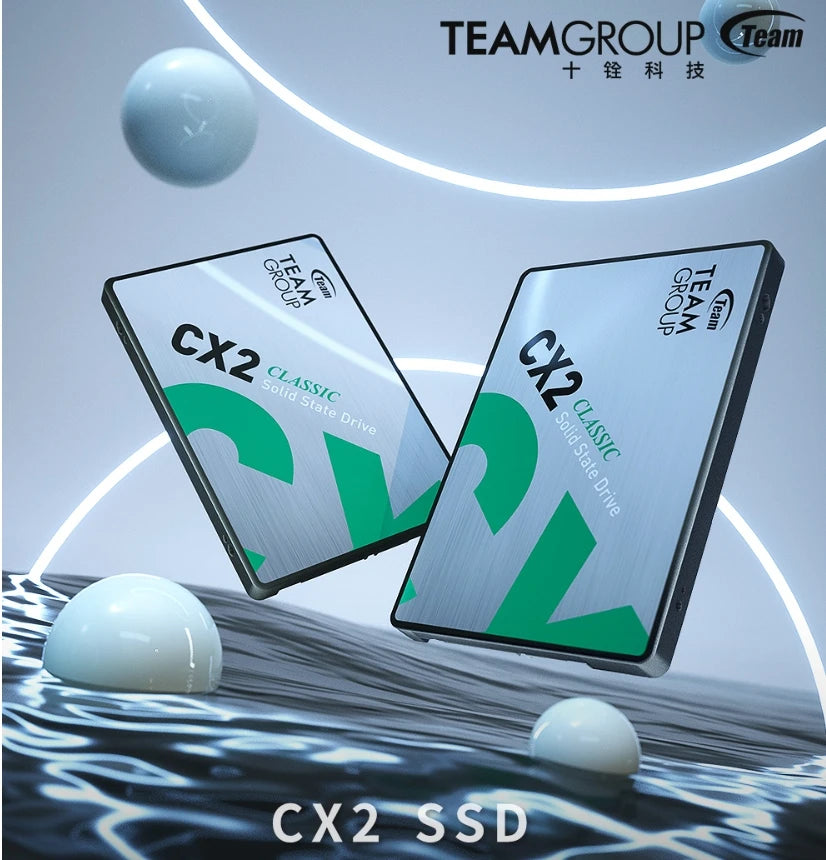 TEAMGROUP SSD Cx2 SATA 3.0 2.5 inch  256GB 512GB 1TB Solid State Drive for computer