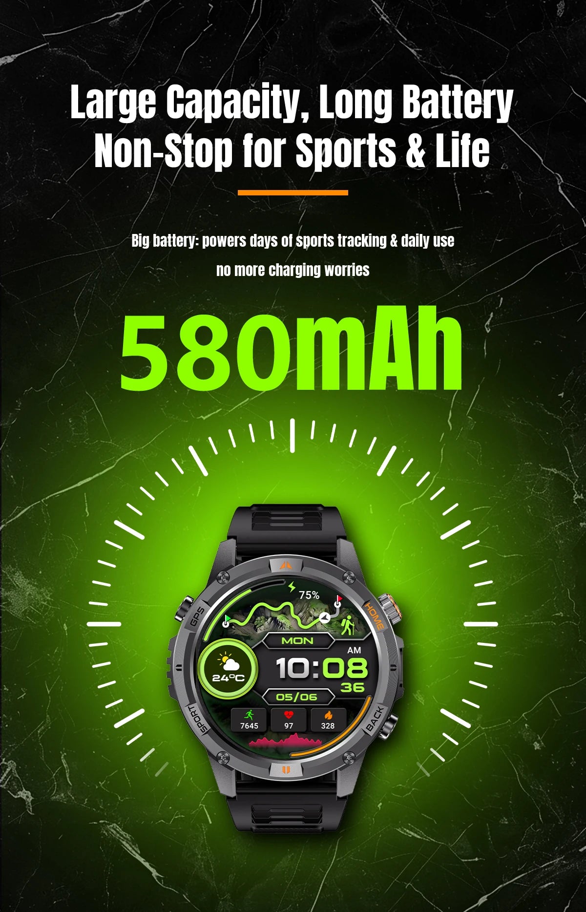 2026 GPS Military Smart Watches Men 10ATM Waterproof Call LED Flashlight 1.46" Rugged Tactical Watch Compass Fitness Smartwatch