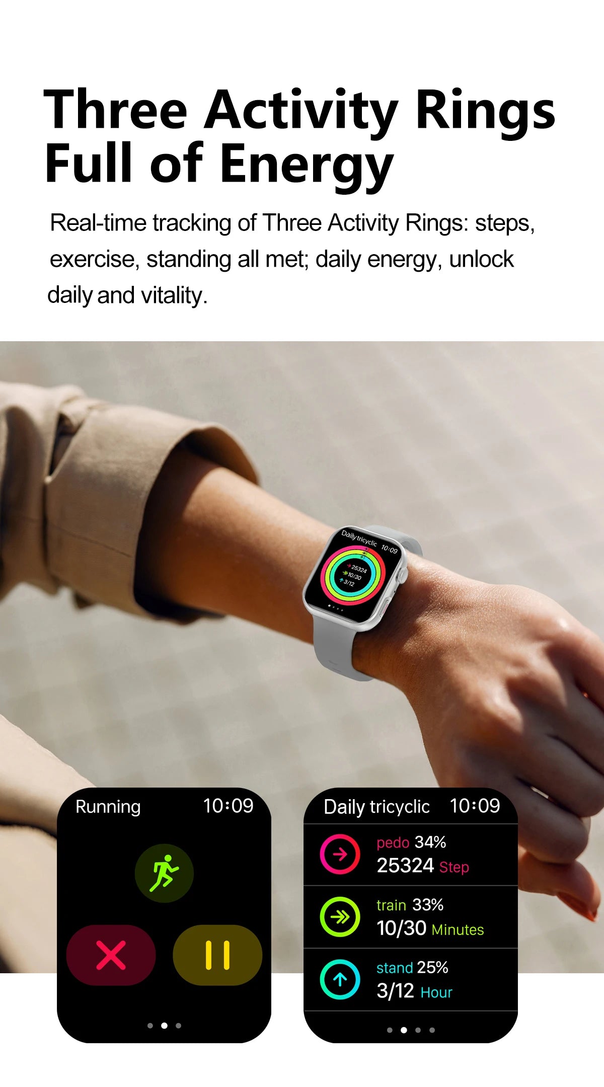 LIGE New Bluetooth Call 1.83" AMOLED Smart Watch For Android IOS Dynamic Island Men Women Sports Fitness Blood Oxygen Smartwatch