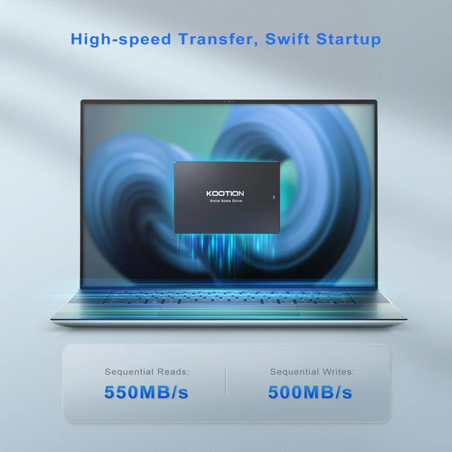 KOOTION Sata SSD 2TB 1TB 512GB 256GB 128GB SATA3 Internal Solid State Drive 2.5 Inch HDD Hard Disk for Laptop Desktop PC Server